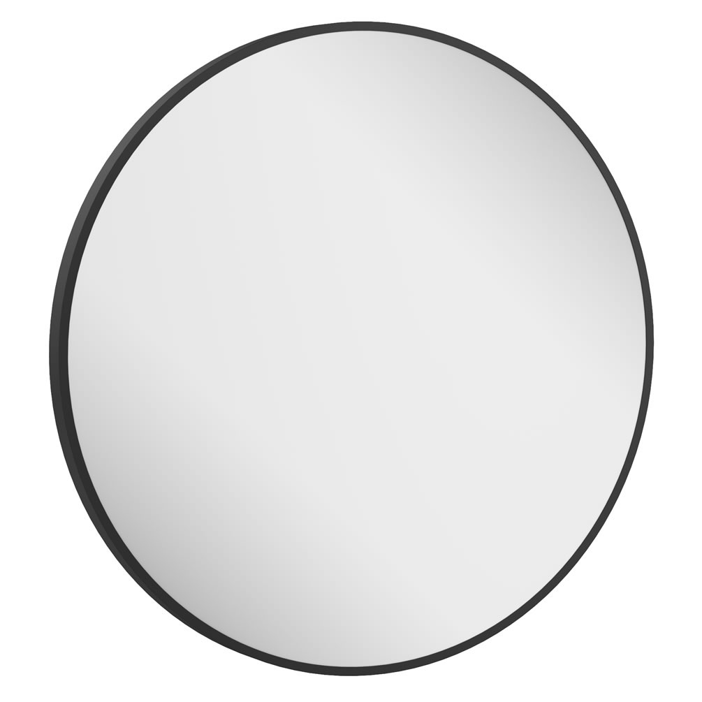 Cutout image of Crosswater Infinity 700mm Matt Black Mirror